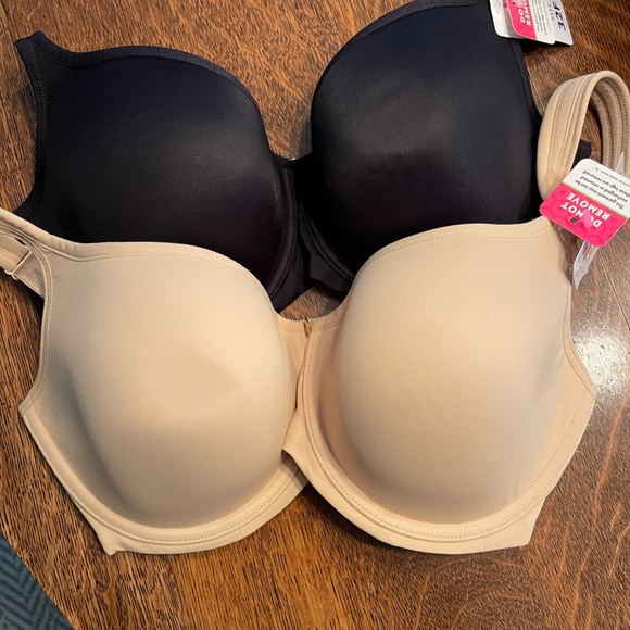 Two for less than one price. Essential bodywear bras. 32F. Nude and Black. NWT - Picture 8 of 9